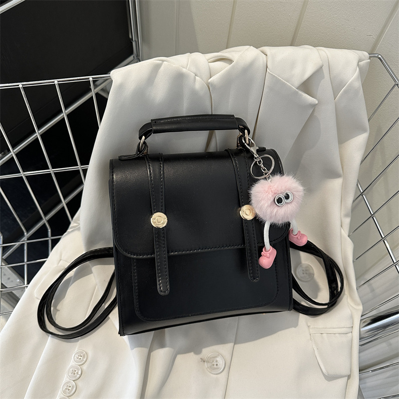 Leather Backpack Vintage - New fashionable double-shoulder ladies' backpack, simple