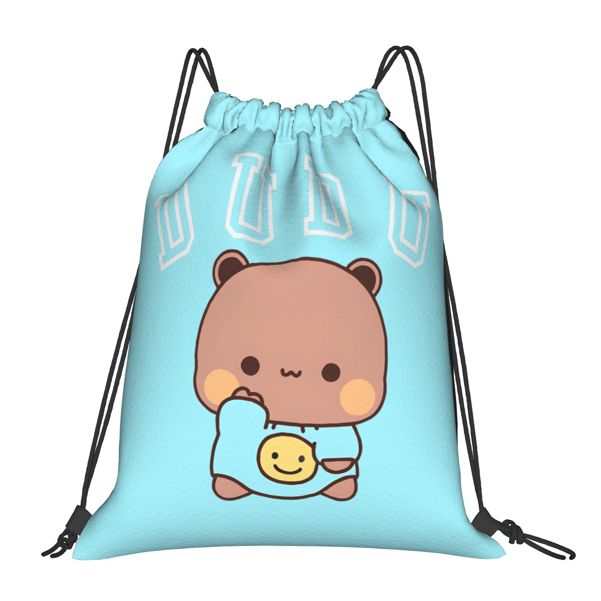 Drawstring Gym Bag - Bubu Dudu Cute Bear Drawstring Backpack