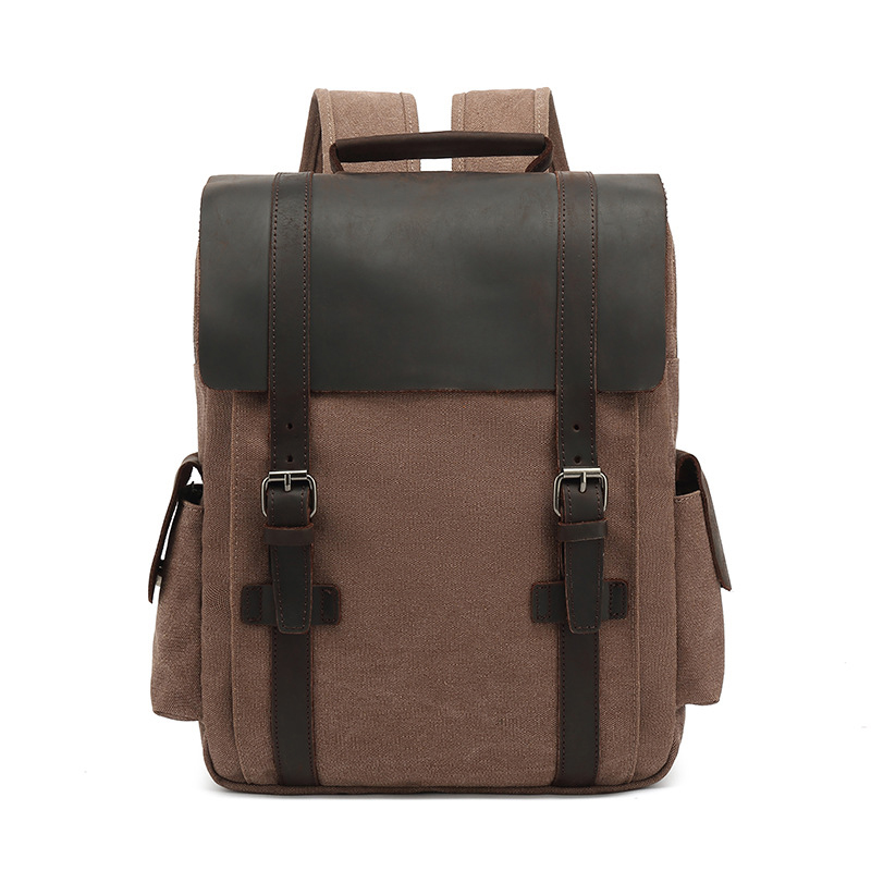 New Fashion Backpack Leather C - Rucksack Military Style 评论和价格