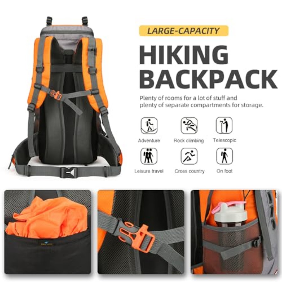 60L Hiking Backpack for Men an - Hiking Backpack Waterproof 评论和价格
