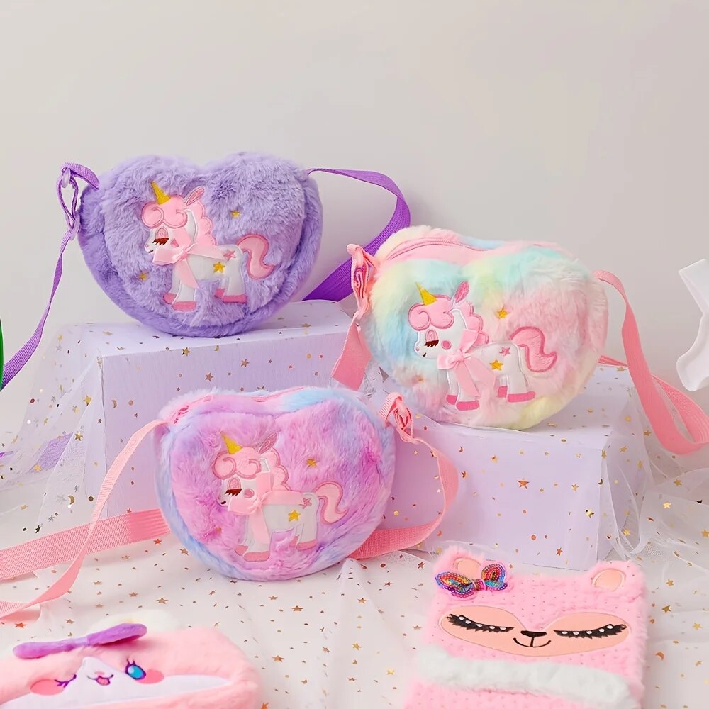 Cute Unicorn For Girls Plush H - Mini Backpack Purse 评论和价格
