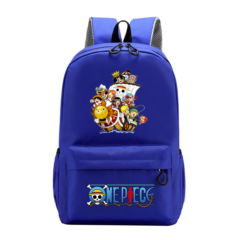 One Piece Anime Print Backpack - School Backpack Teen 评论和价格
