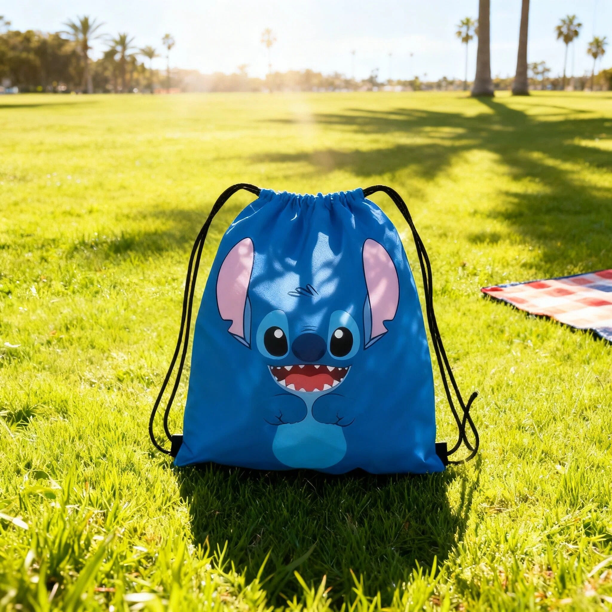 Disney Stitch Storage Bags Set - Drawstring Gym Bag 评论和价格