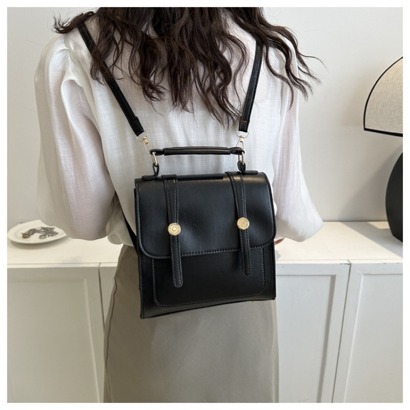 New fashionable double-shoulde - Leather Backpack Vintage 评论和价格