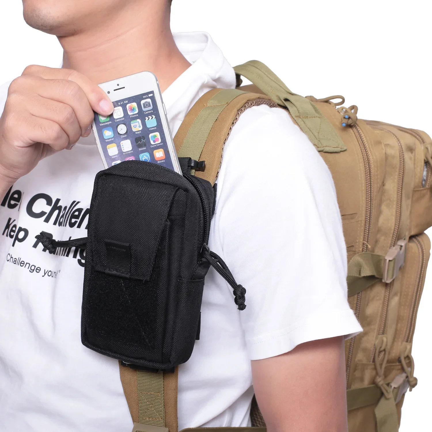 Molle Backpack Strap Bag Phone - Backpack Insert Organizer 评论和价格