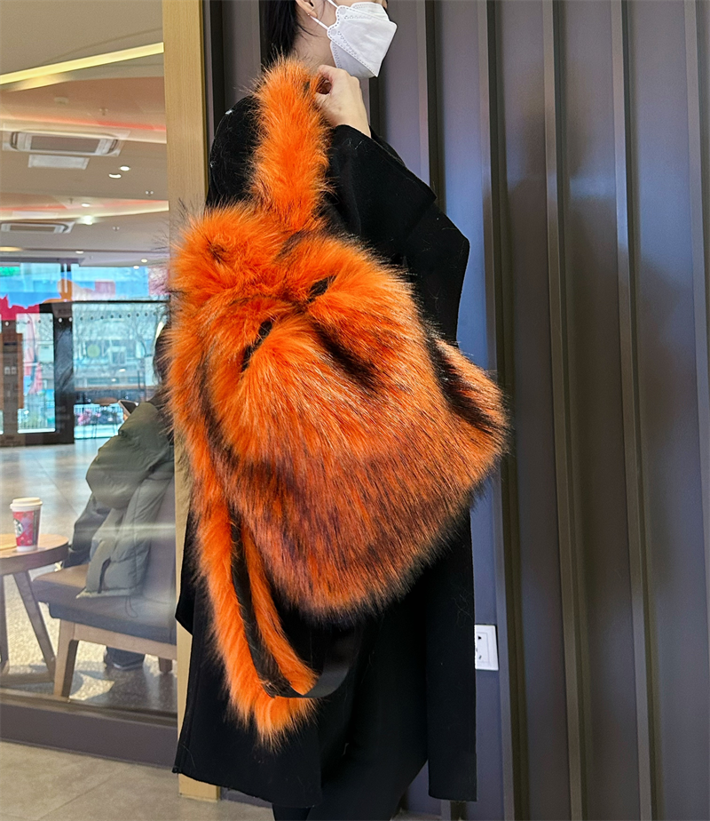 Y2K Faux Fur Leopard Women Bac - Fashion Backpack Women 评论和价格