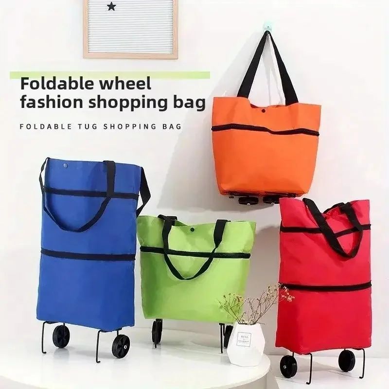 1pc Portable Shopping Cart wit - Foldable Backpack Small 评论和价格