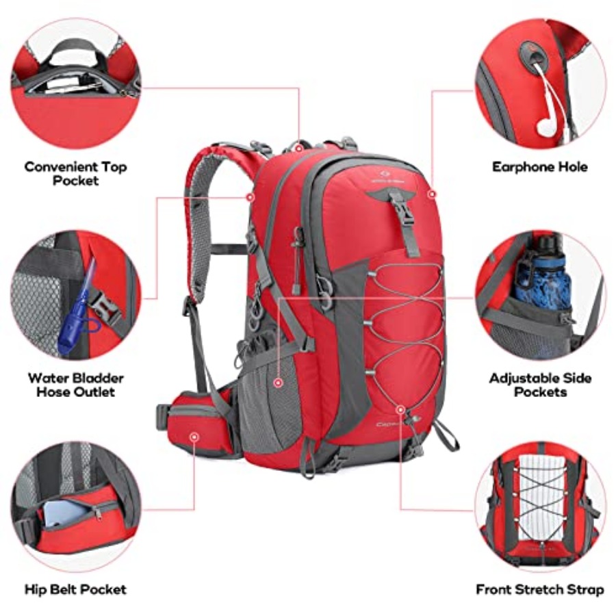 Hiking Backpack, Camping Backp - Hiking Backpack Waterproof 评论和价格