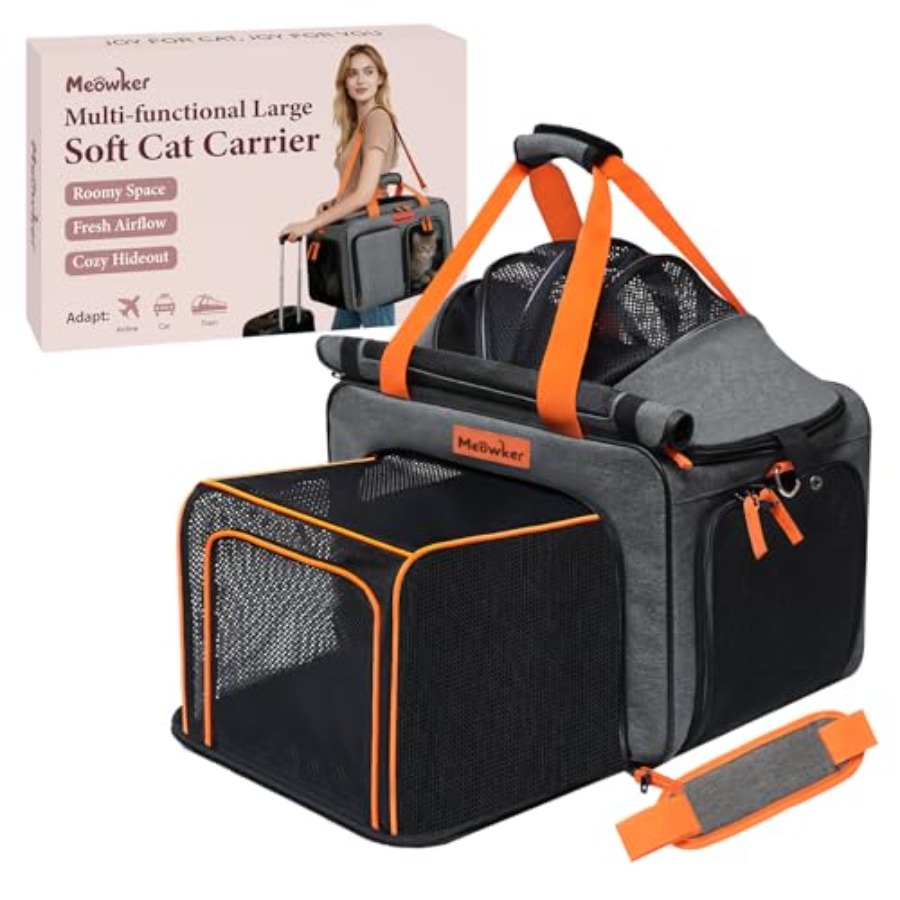 Cat Pet Carrier Soft Sided Bag - Foldable Backpack Small 评论和价格