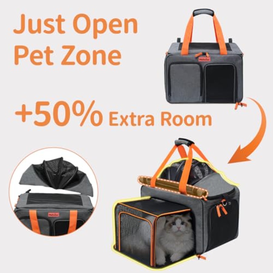 Cat Pet Carrier Soft Sided Bag - Foldable Backpack Small 评论和价格