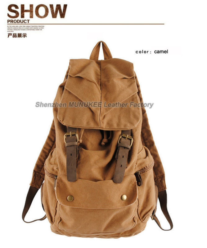 Fashion New Military Canvas Ba - Rucksack Military Style 评论和价格