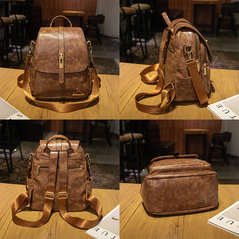 College Women Backpacks Design - Leather Backpack Vintage 评论和价格
