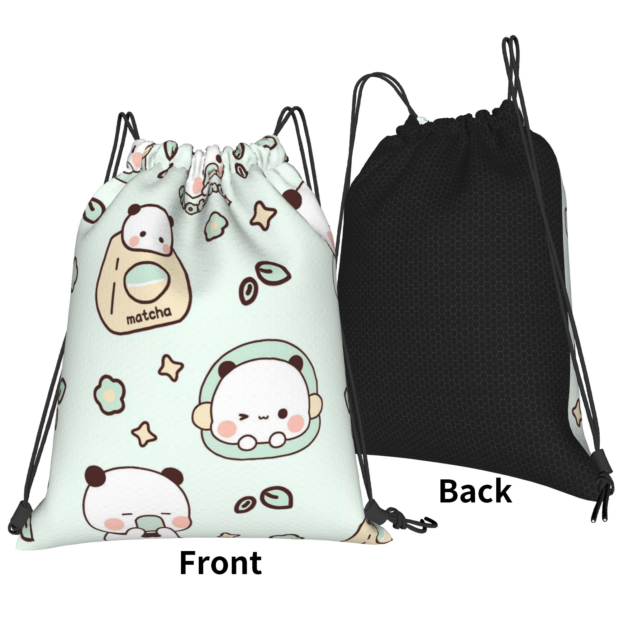 Cartoon Panda Bubu Dudu Drawst - Drawstring Gym Bag 评论和价格