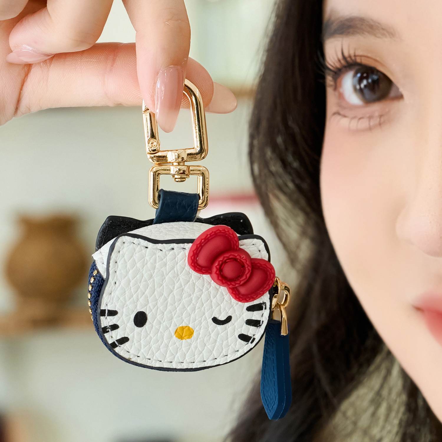 Hello Kitty Key Chain Cartoon  - Mini Backpack Purse 评论和价格