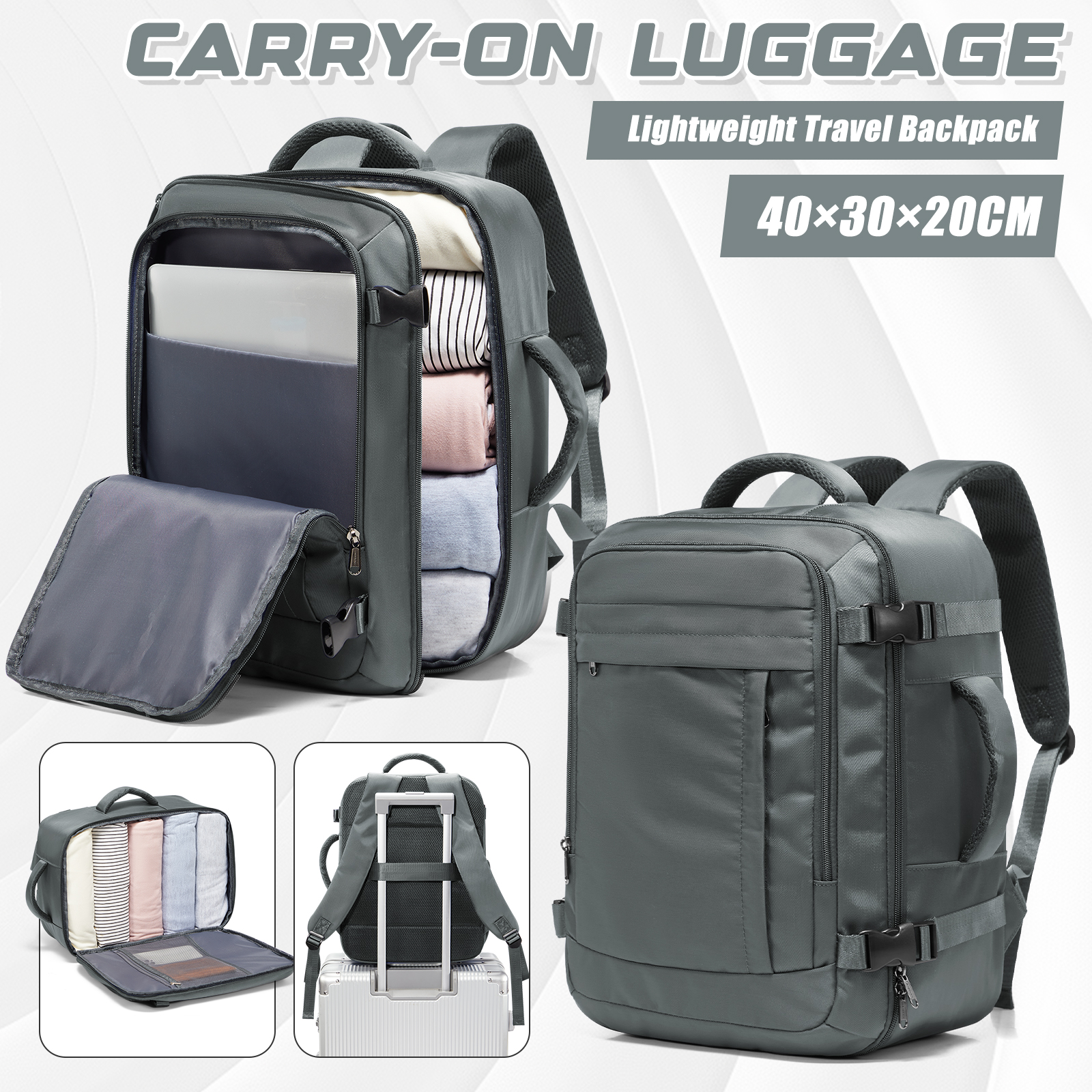 Ryanair Cabin Bags 40x30x20 Un - Canvas Backpack Casual 评论和价格
