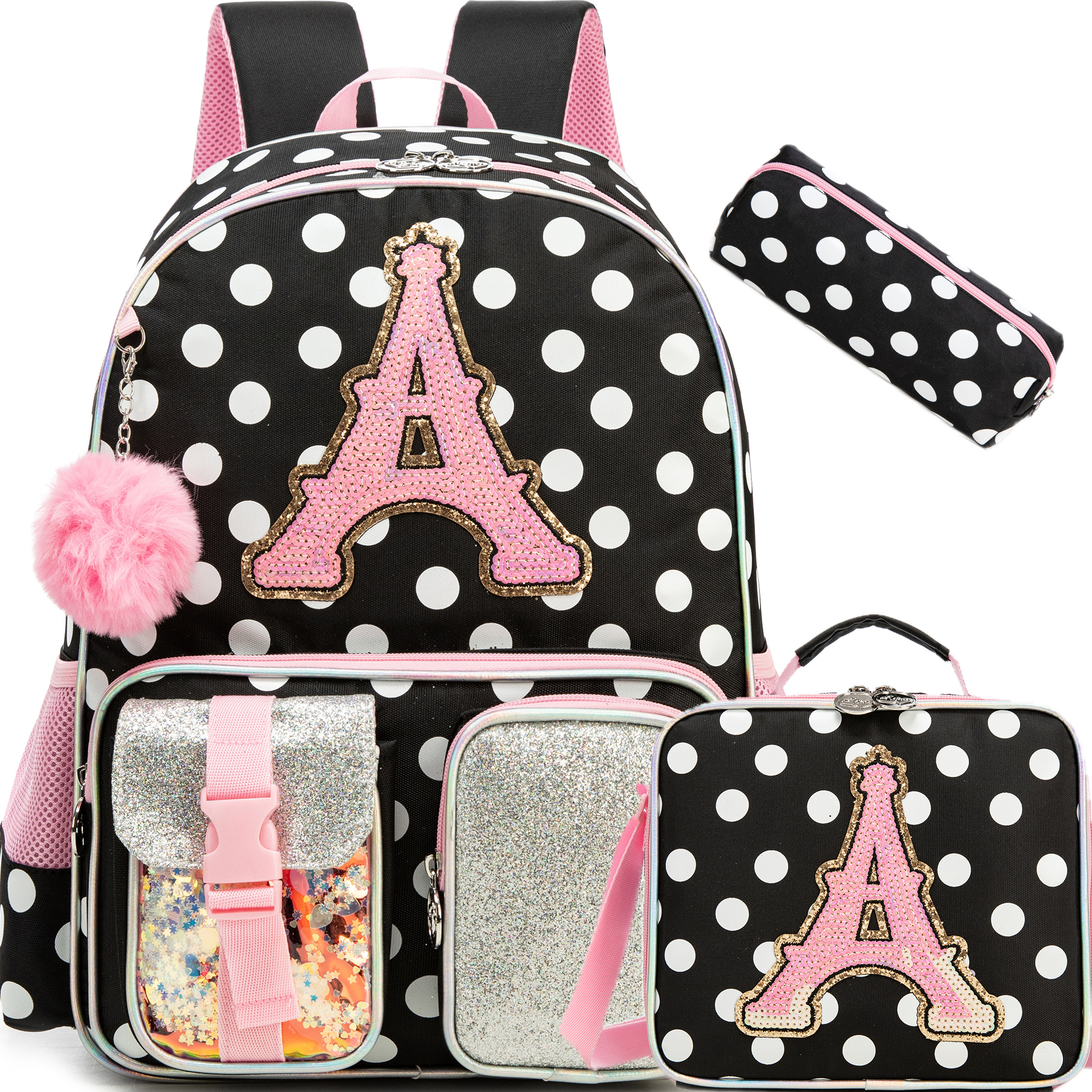 Backpack for Girls Letter Back - School Backpack Teen 评论和价格