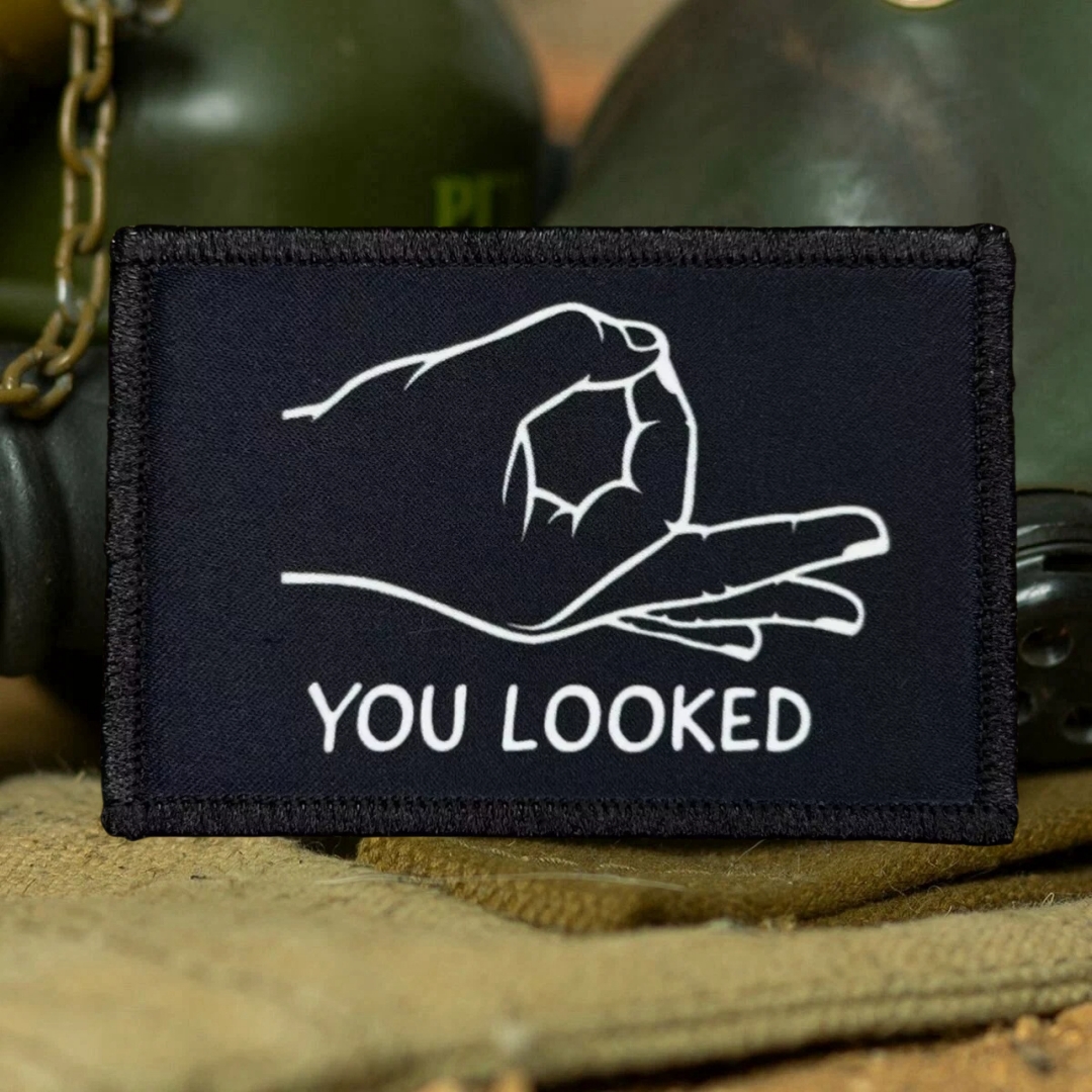 You Looked Morale Badge Patche - Urban Backpack Tactical 评论和价格