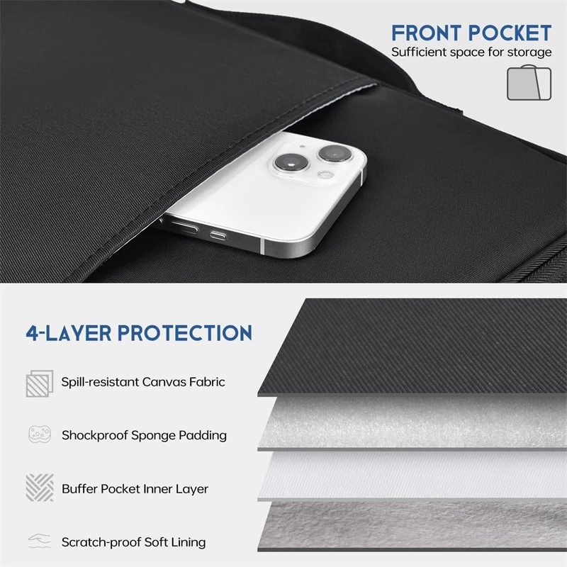 Waterproof Shockproof Handle B - Laptop Backpack 15.6 评论和价格