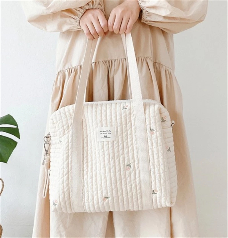 Embroidered Mommy Bag Handbag  - Backpack Diaper Bag 评论和价格