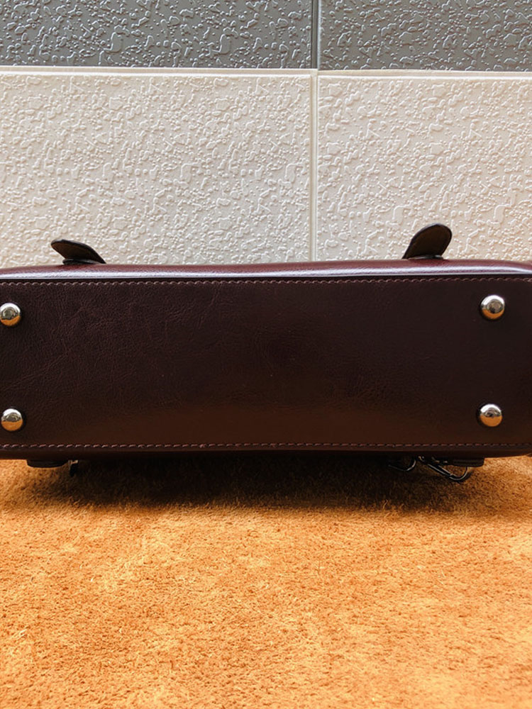 British Style Vintage Cow Spli - Leather Backpack Vintage 评论和价格