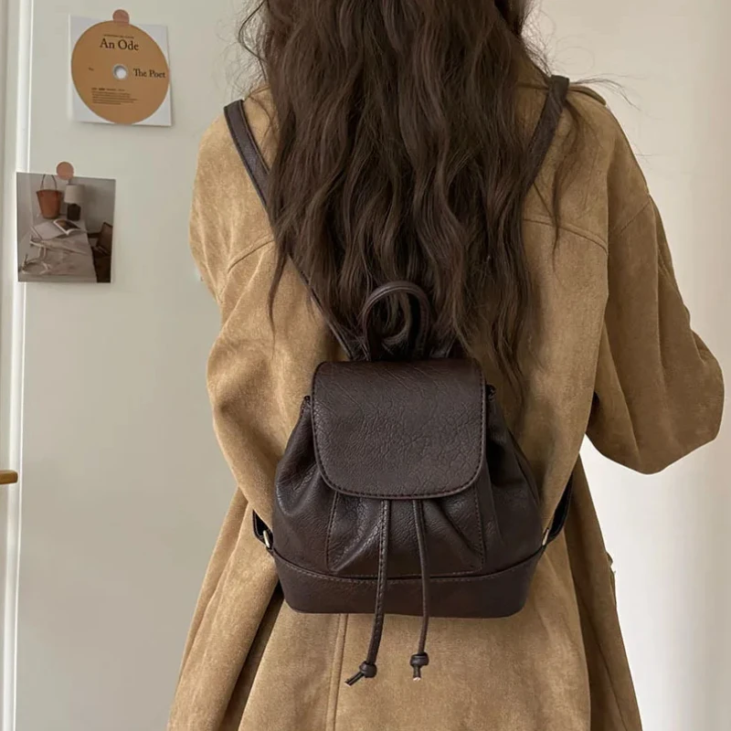 Small Fashion Backpacks School - Leather Backpack Vintage 评论和价格