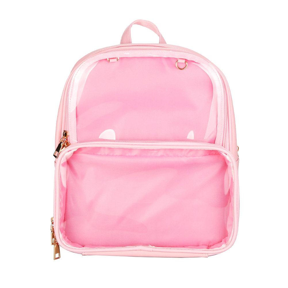 1Pcs Transparent Jelly Backpac - School Backpack Teen 评论和价格