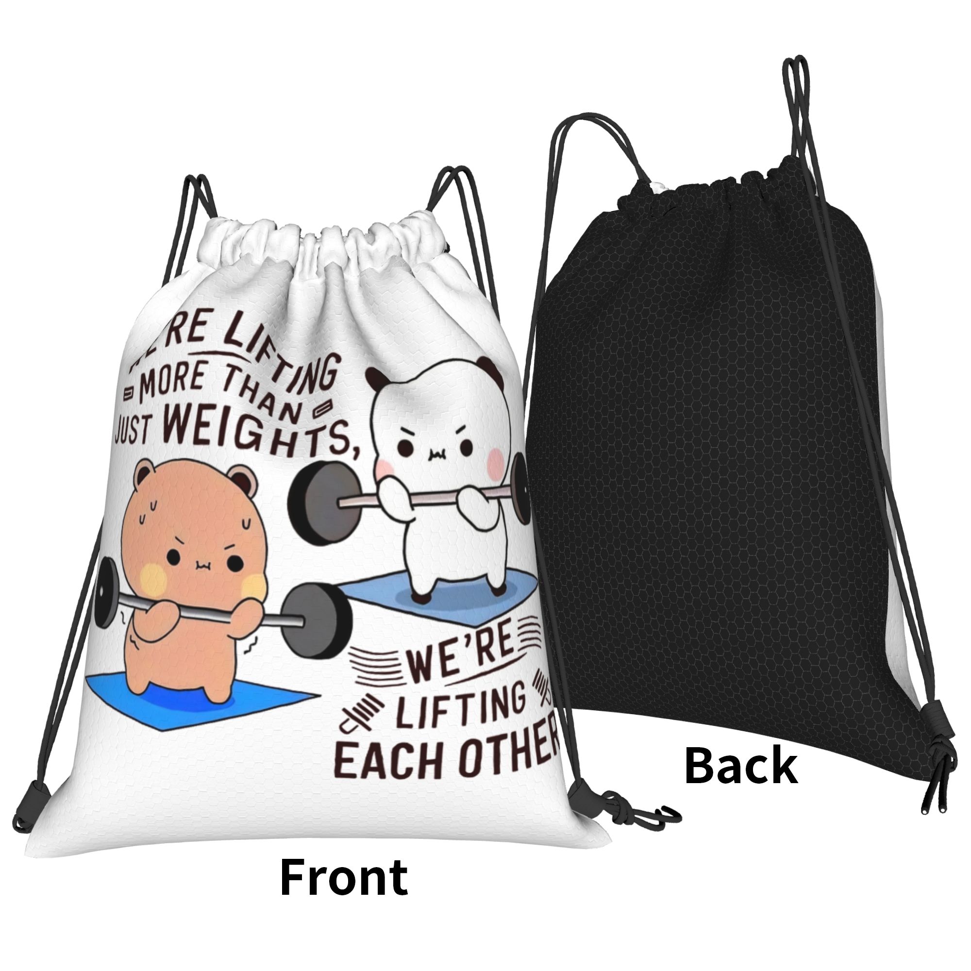 Bubu Dudu Lifting Each Other I - Drawstring Gym Bag 评论和价格