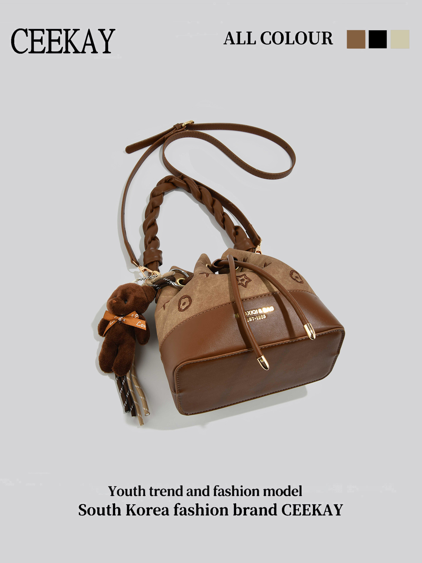 CEEKAY Vintage Drawstring Buck - Leather Backpack Vintage 评论和价格