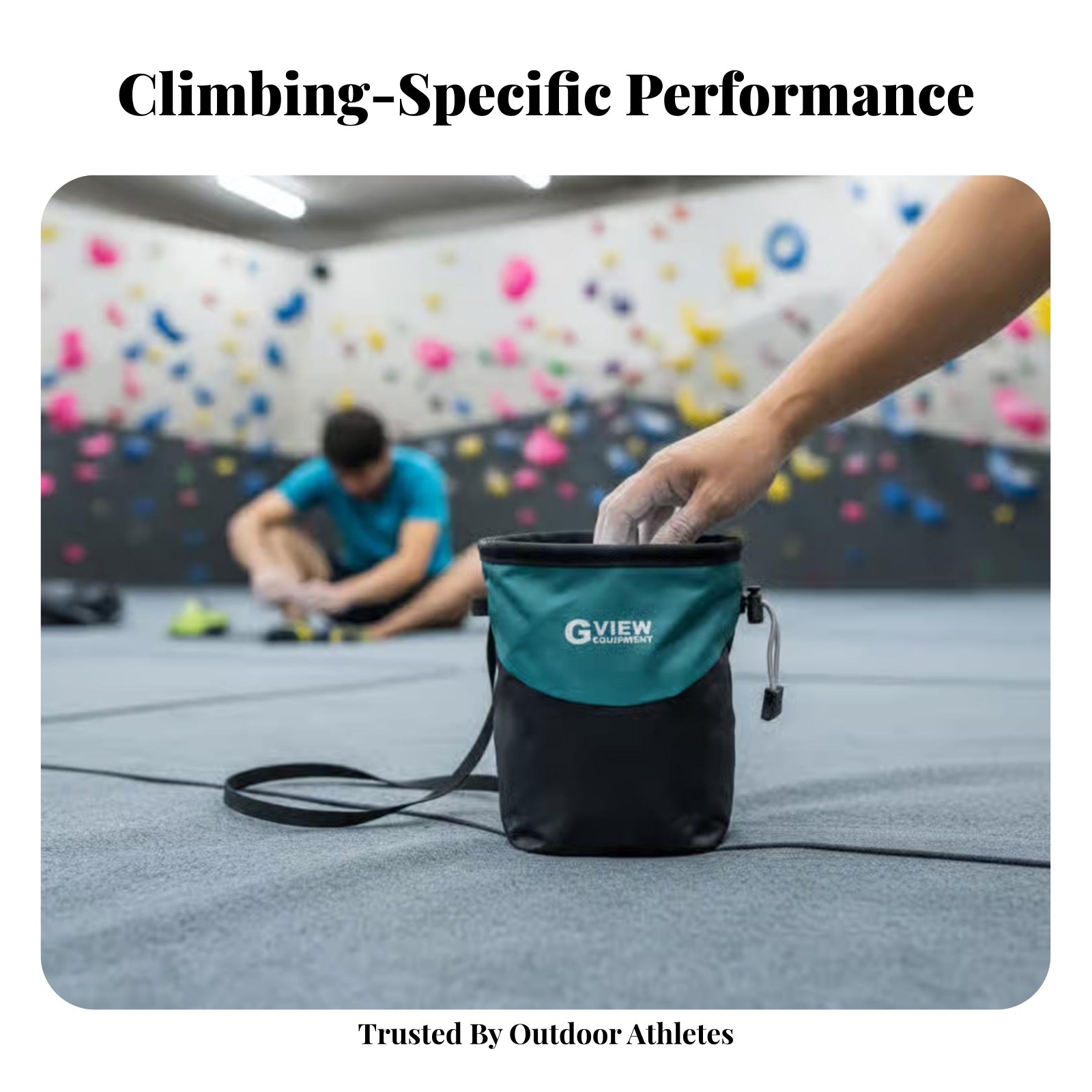 Rock Climbing Chalk Bag Drawst - Drawstring Gym Bag 评论和价格
