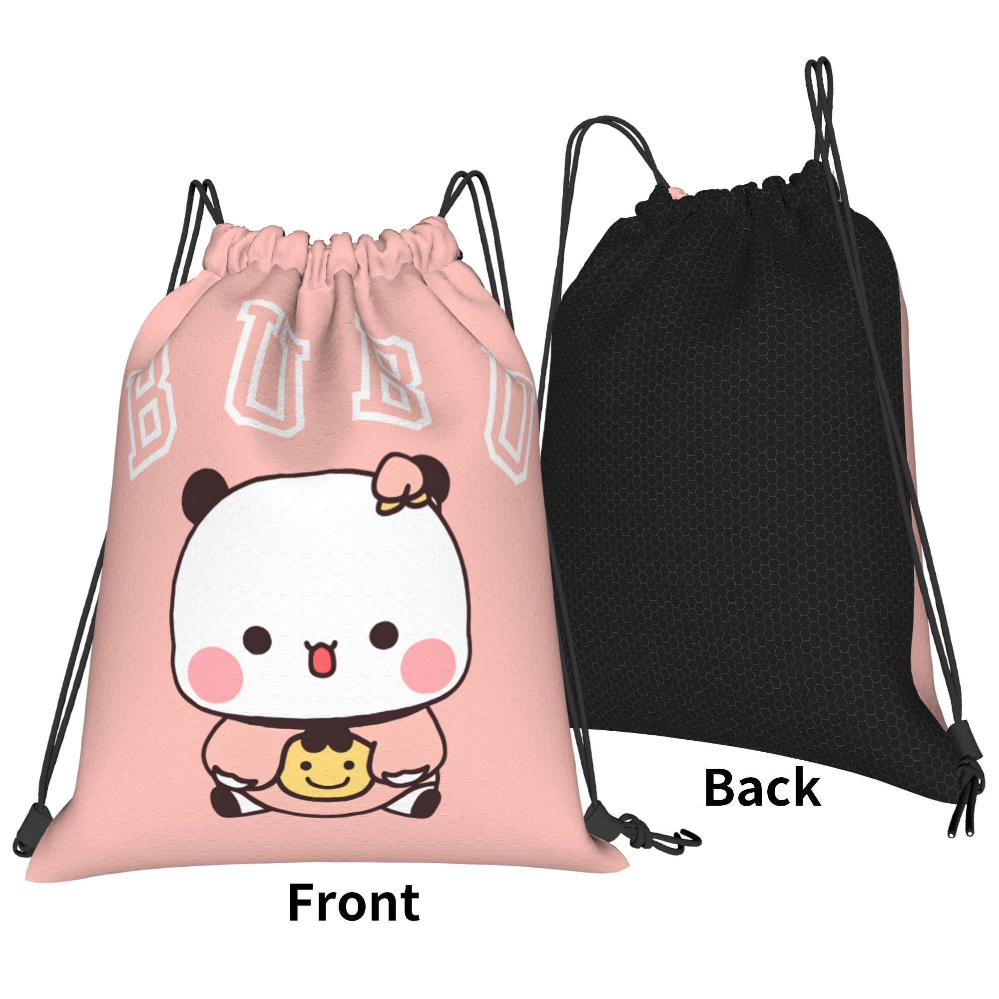 Bubu Dudu Cute Bear Drawstring - Drawstring Gym Bag 评论和价格