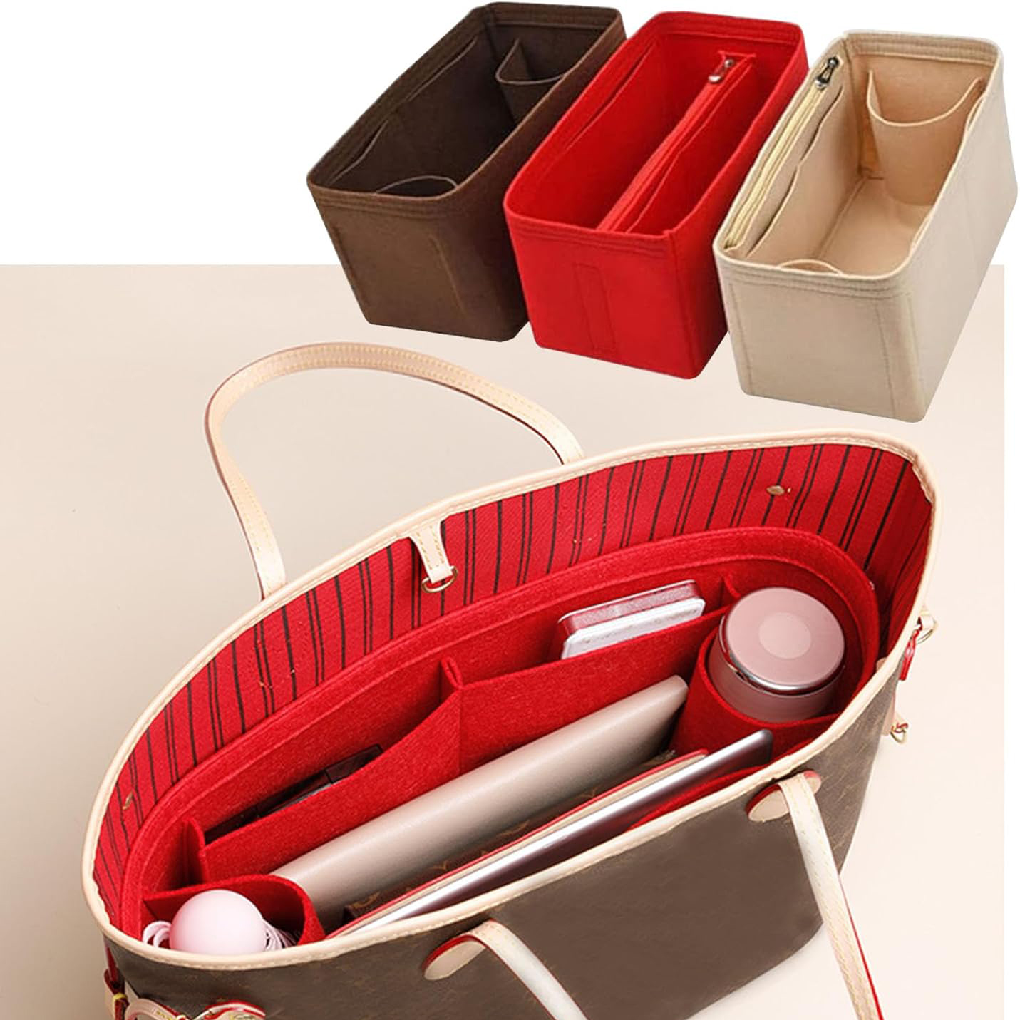 Purse Inserts for Speedy 25/30 - Backpack Insert Organizer 评论和价格