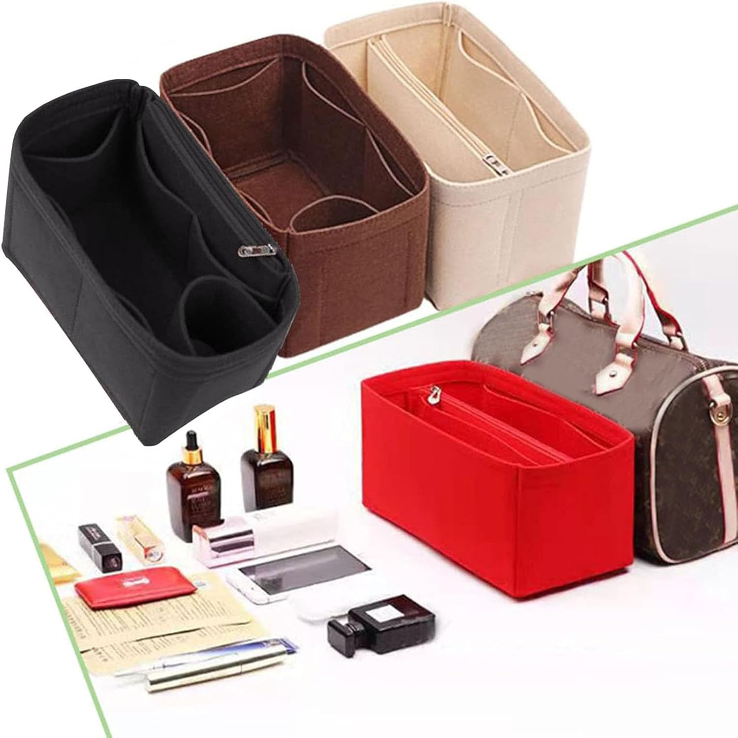 Purse Inserts for Speedy 25/30 - Backpack Insert Organizer 评论和价格