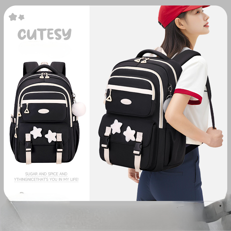 Cute Girls School Backpack Pin - School Backpack Teen 评论和价格