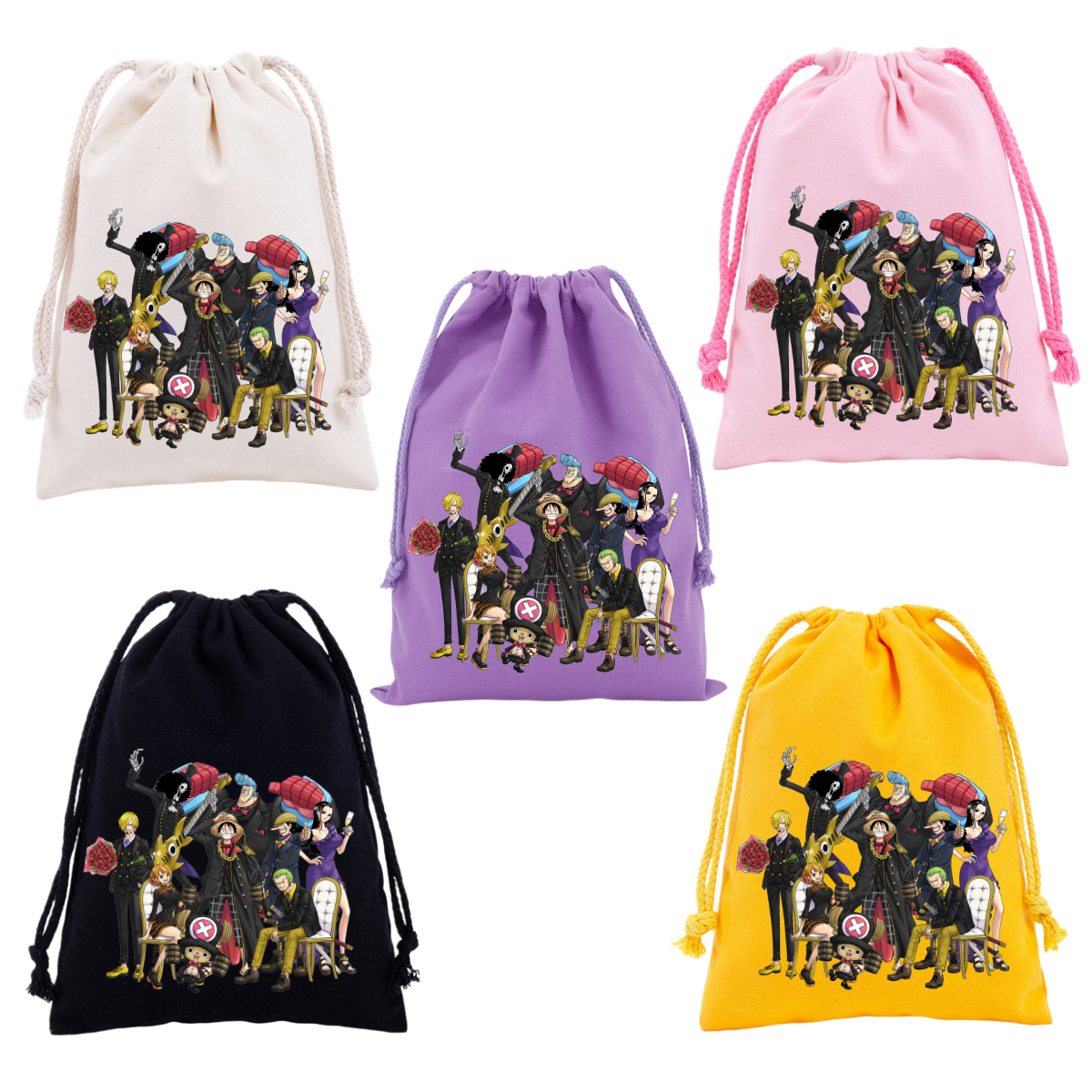 Anime One Piece Drawstring Bac - Drawstring Gym Bag 评论和价格