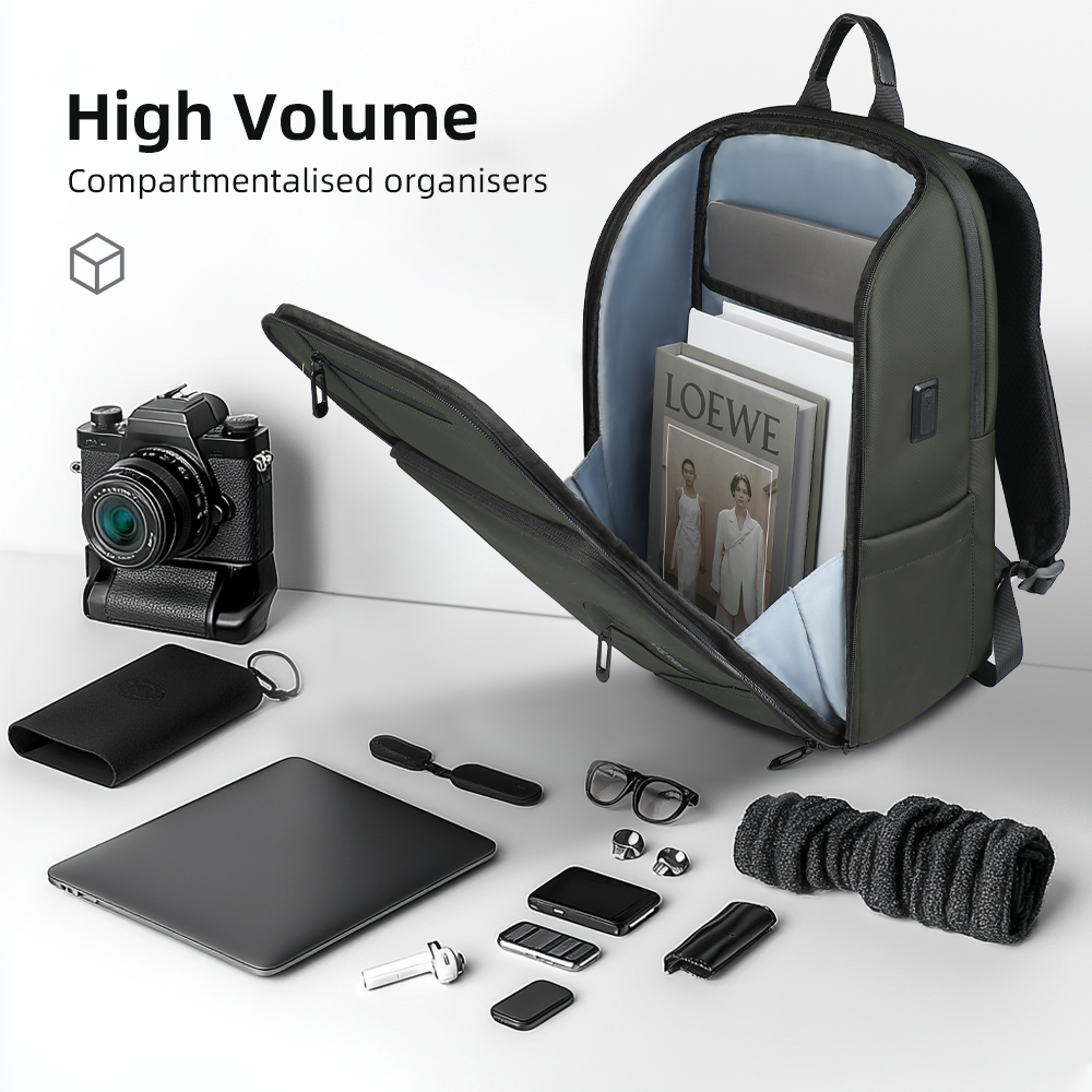 HK Business Men's Backpack 15. - Hiking Backpack Waterproof 评论和价格