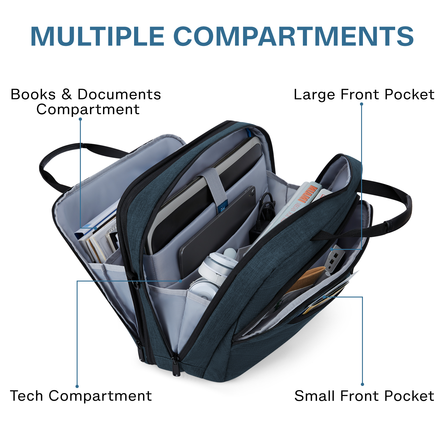 BAGSMART 17.3 Inch Laptop Bag  - Laptop Backpack 15.6 评论和价格