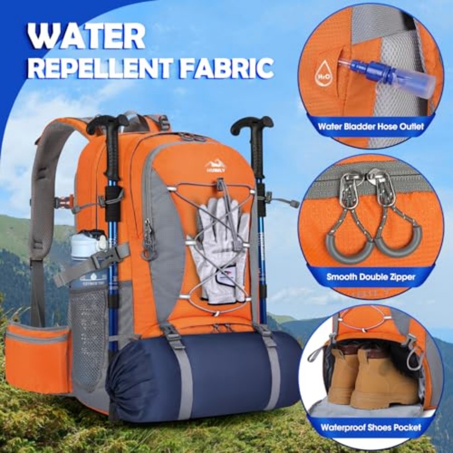 50L Hiking Backpack Waterproof - Hiking Backpack Waterproof 评论和价格