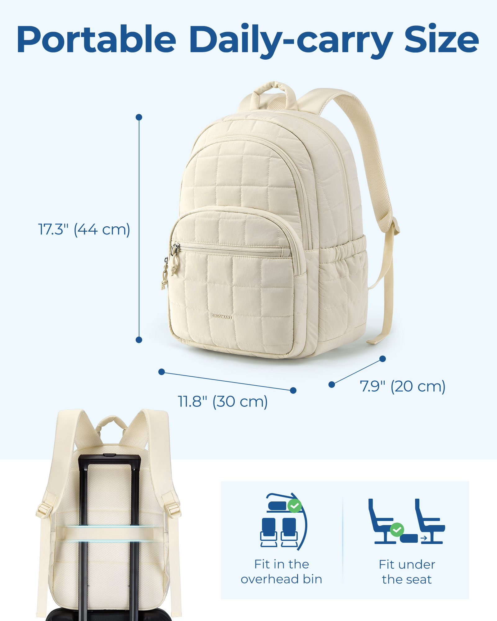 BAGSMART Laptop Bags College C - Laptop Backpack 15.6 评论和价格