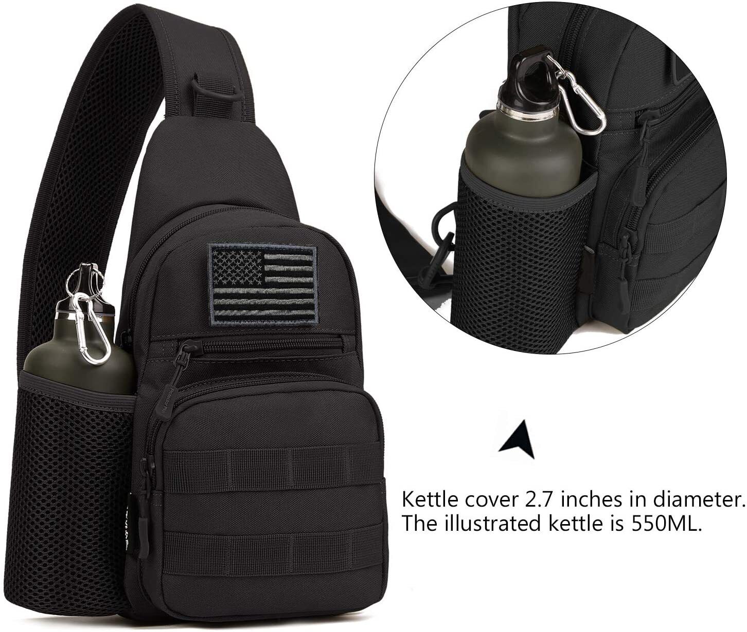 Tactical Sling Crossbody Backp - Sling Backpack Shoulder 评论和价格