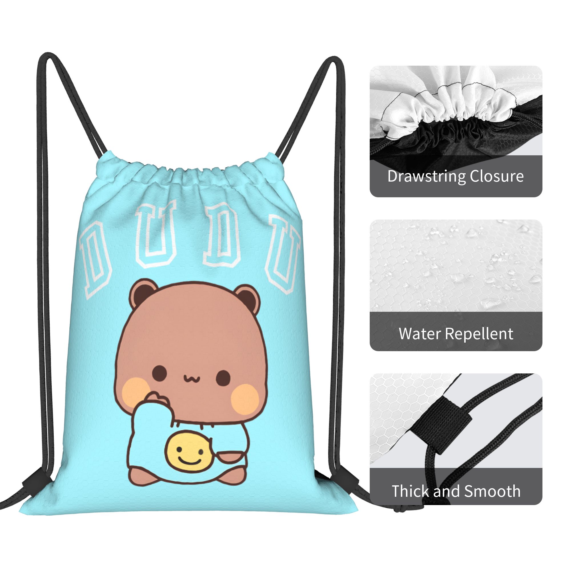 Bubu Dudu Cute Bear Drawstring - Drawstring Gym Bag 评论和价格